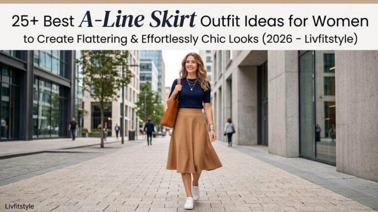 25+ Best A-Line Skirt Outfit Ideas for Women to Create Flattering & Effortlessly Chic Looks