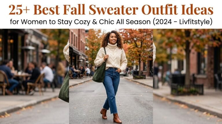 25+ Best Fall Sweater Outfit Ideas for Women to Stay Cozy & Chic All Season