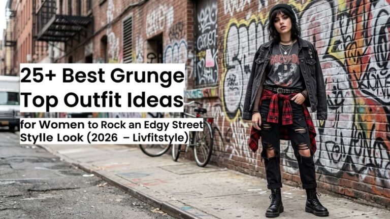 25+ Best Grunge Top Outfit Ideas for Women to Rock an Edgy Street Style Look
