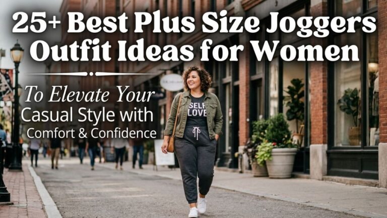 25+ Best Plus Size Joggers Outfit Ideas for Women to Elevate Your Casual Style with Comfort & Confidence