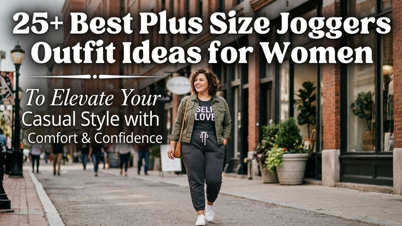 25+ Best Plus Size Joggers Outfit Ideas for Women to Elevate Your Casual Style with Comfort & Confidence