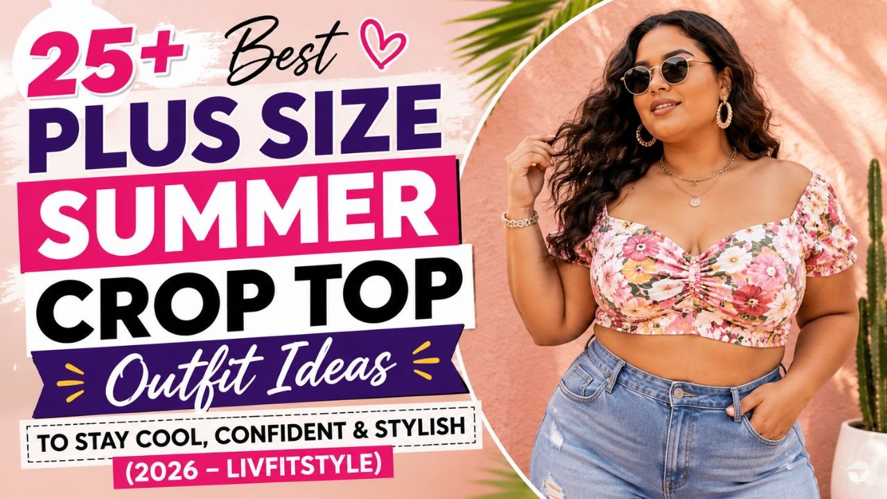 25+ Best Plus Size Summer Crop Top Outfit Ideas to Stay Cool, Confident & Stylish