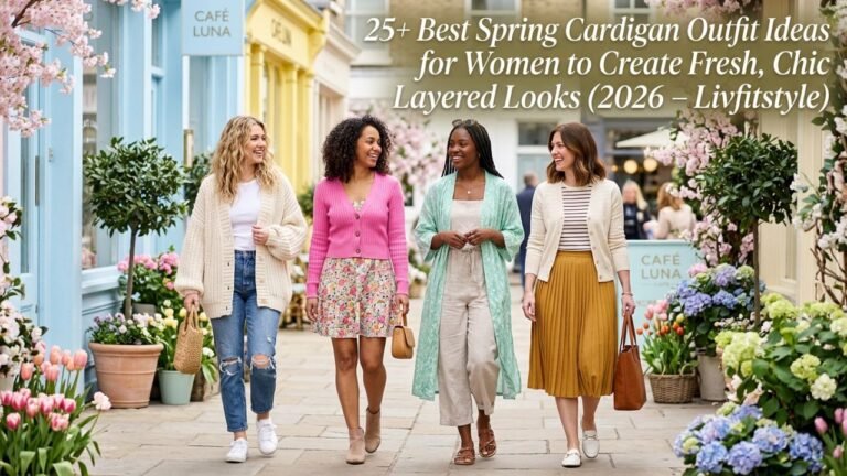 25+ Best Spring Cardigan Outfit Ideas for Women to Create Fresh, Chic Layered Looks
