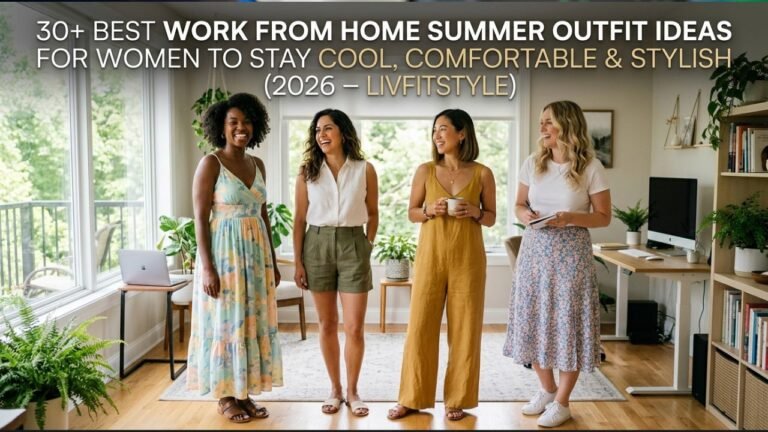 30+ Best Work From Home Summer Outfit Ideas for Women to Stay Cool, Comfortable & Stylish (Livfitstyle)