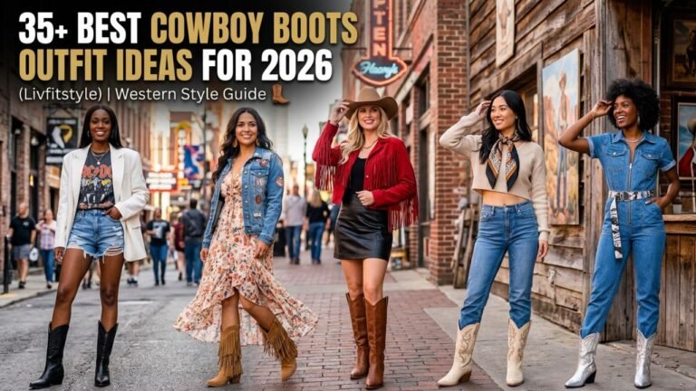 35+ Best Cowboy Boots Outfit Ideas for 2026 Trendy Western Style Guide