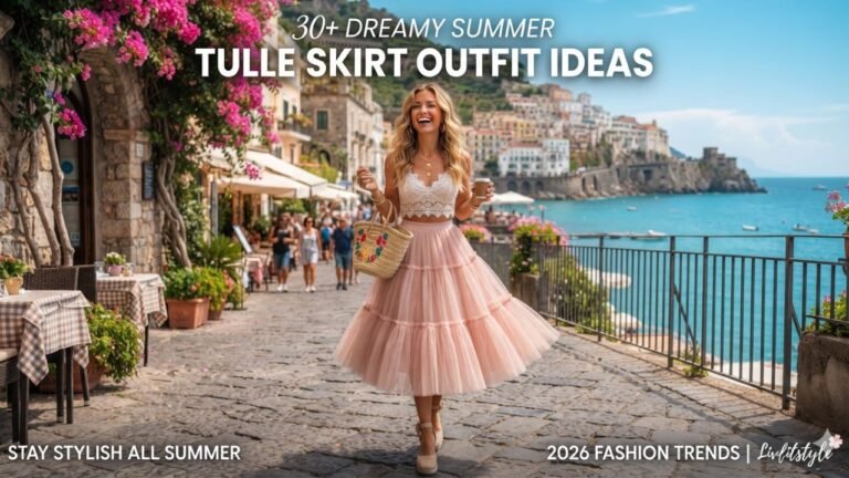 30+ Best Summer Tulle Skirt Outfit Ideas for: Dreamy Looks Now (Livfitstyle)
