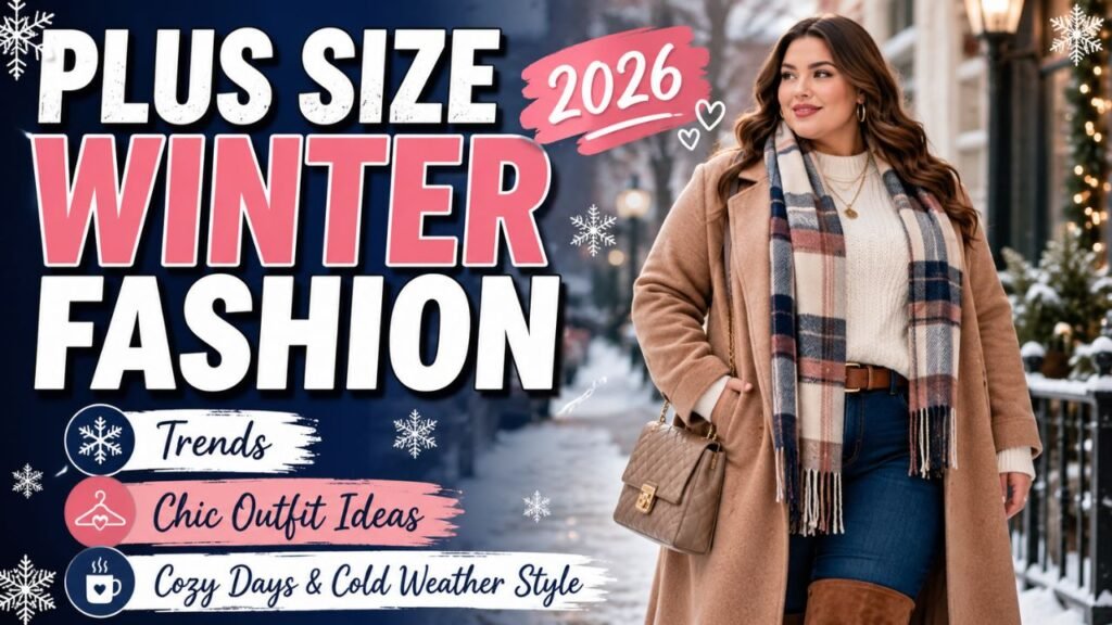 2026 Plus Size Winter Fashion Trends Chic Outfit Ideas for Cozy Days & Cold Weather Style