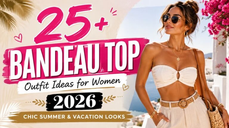 25+ Bandeau Top Outfit Ideas for Women iChic Summer & Vacation Looks