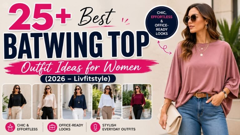 25+ Best Batwing Top Outfit Ideas for Women: Chic, Effortless & Office-Ready Looks