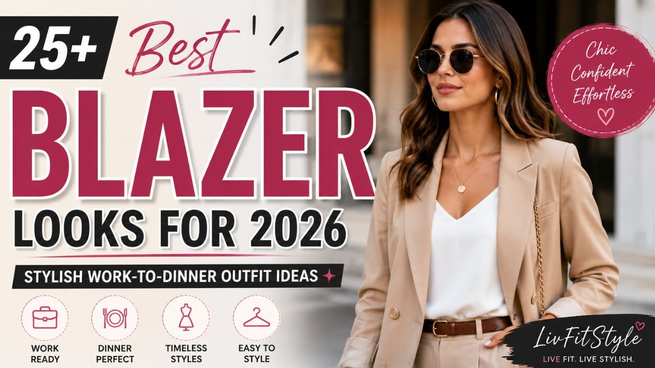25+ Best Blazer Looks for 2026 – Stylish Work-to-Dinner Outfit Ideas