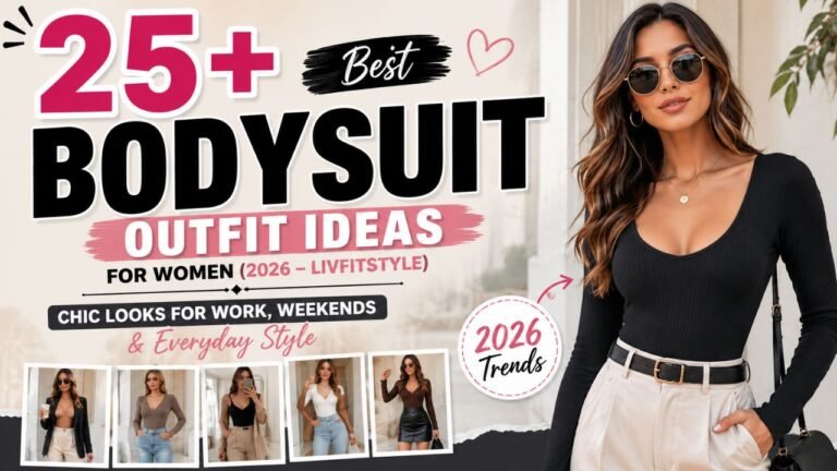 25+ Best Bodysuit Outfit Ideas for Women Chic Looks for Work, Weekends & Everyday Style