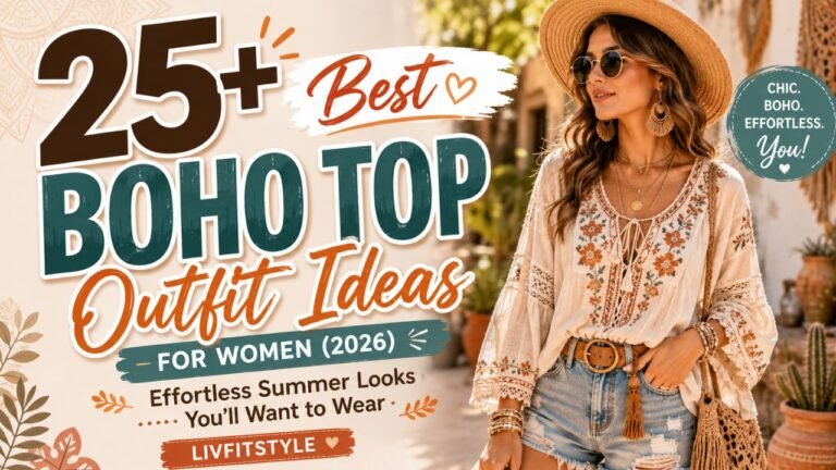25+ Best Boho Top Outfit Ideas for Women (2026) – Effortless Summer Looks You'll Want