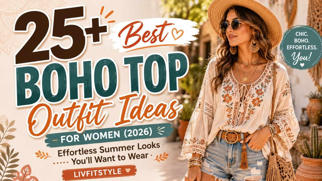 25+ Best Boho Top Outfit Ideas for Women (2026) – Effortless Summer Looks You'll Want