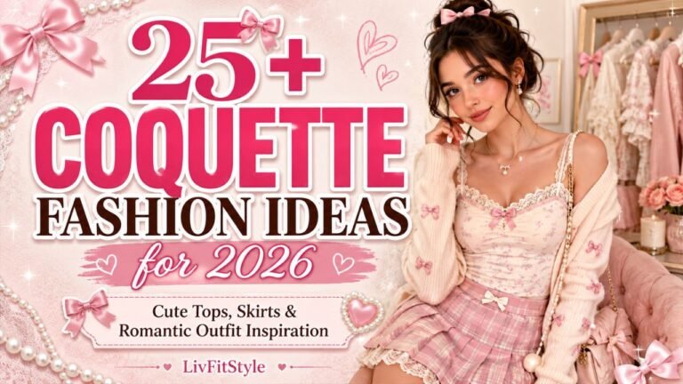 Over 25 "Coquette" Fashion Ideas 4 This Year: Adorable Tops & Skirts Inspiration For Romantic Outfits.