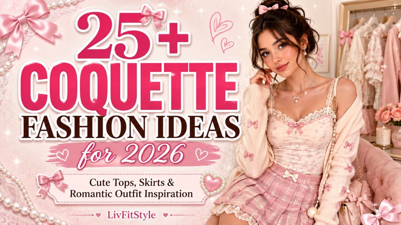 Over 25 "Coquette" Fashion Ideas 4 This Year: Adorable Tops & Skirts Inspiration For Romantic Outfits.