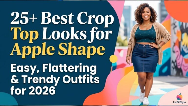 25+ Best Crop Top Looks for Apple Shape: Easy, Flattering & Trendy Outfits for This Year