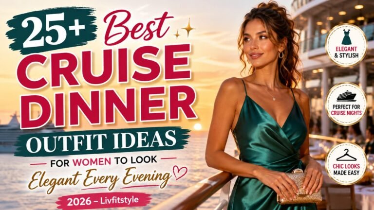 25+ Best Cruise Dinner Outfit Ideas for Women to Look Elegant Every Evening