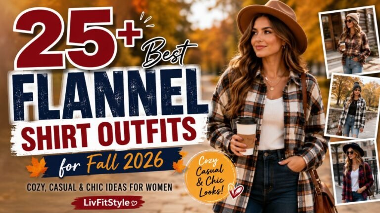 25+ Best Flannel Shirt Outfits for Fall 2Cozy, Casual & Chic Ideas for Women