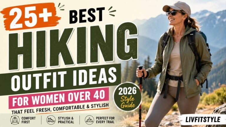 25+ Best Hiking Outfit Ideas for Women Over 40 That Feel Fresh, Comfortable & Stylish