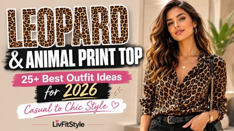 25+ Best Leopard & Animal Print Top Outfit Ideas for 2026 Casual to Chic Style