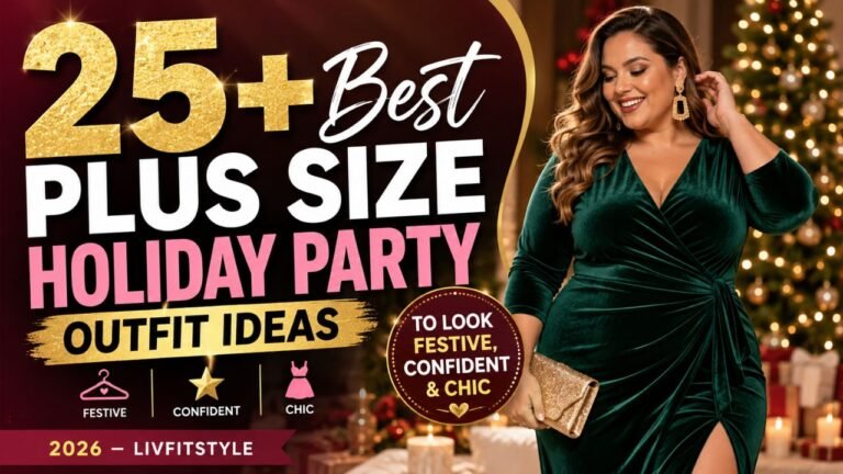 25+ Best Plus Size Holiday Party Outfit Ideas to Look Festive, Confident & Chic