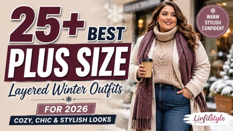 25+ Best Plus Size Layered Winter Outfits Cozy, Chic & Stylish Looks
