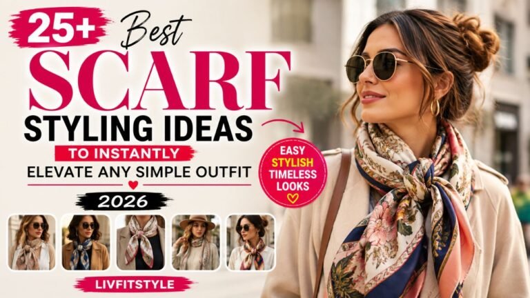25+ Best Scarf Styling Ideas to Instantly Elevate Any Simple Outfit