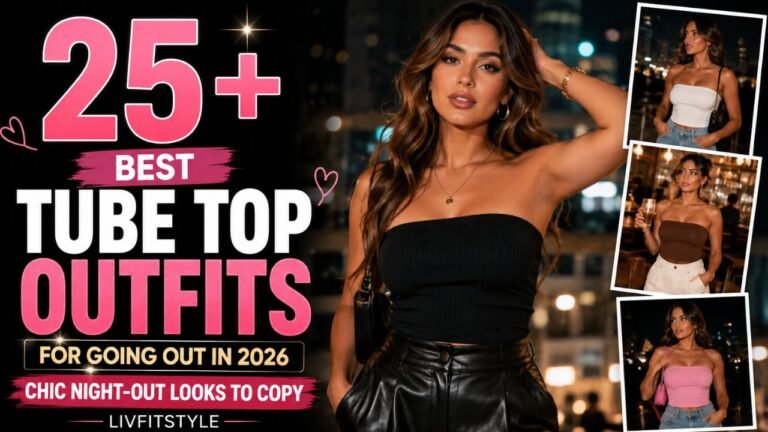 25+ Best Tube Top Outfits for Going Out Chic Night-Out Looks to Copy