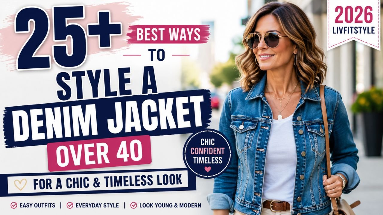 25+ Best Ways to Style a Denim Jacket Over 40 for a Chic & Timeless Look