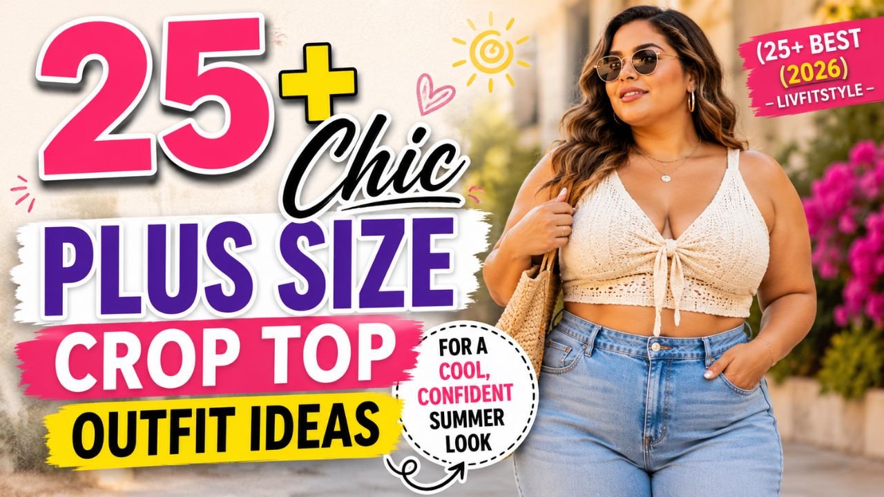 25+ Chic Plus Size Crop Top Outfit Ideas for a Cool, Confident Summer Look
