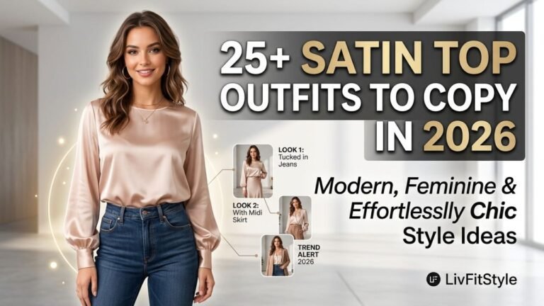 25+ Satin Top Outfits to Copy in 2026 Modern, Feminine & Effortlessly Chic Style Ideas