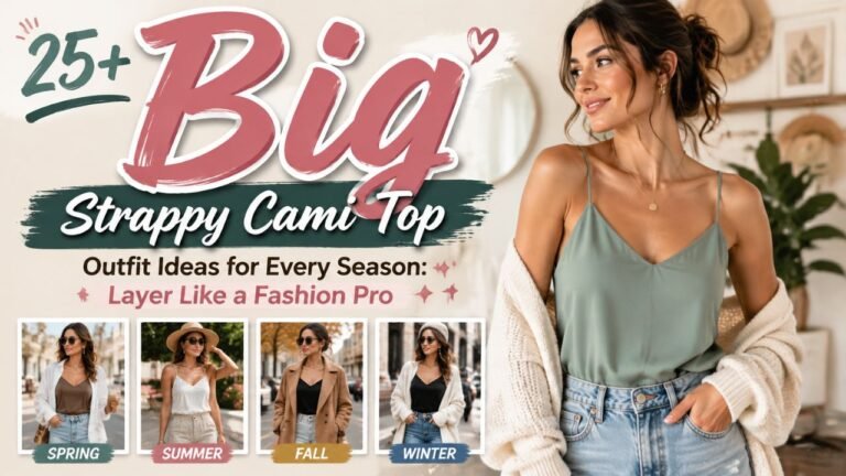 25+ Strappy Cami Top Outfit Ideas for Every Season Layer Like a Fashion Pro