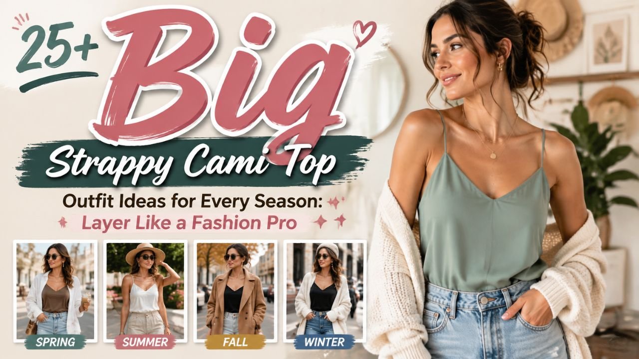 25+ Strappy Cami Top Outfit Ideas for Every Season Layer Like a Fashion Pro