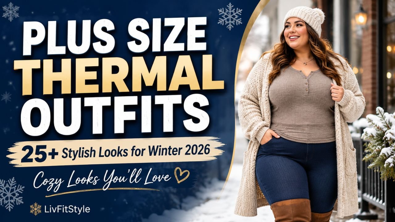 25+ Flattering Plus Size Thermal Outfits for Winter That Feel Cozy & Look Stylish