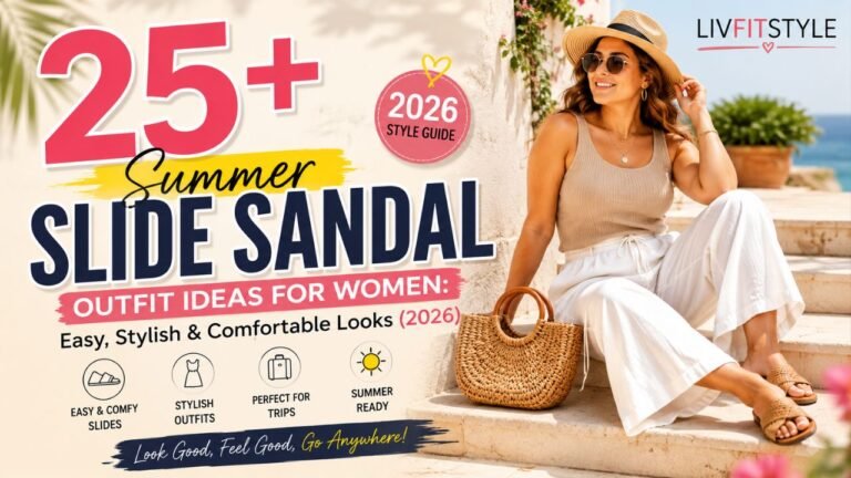 25+ Summer Slide Sandal Outfit Ideas for Women Easy, Stylish & Comfortable Looks