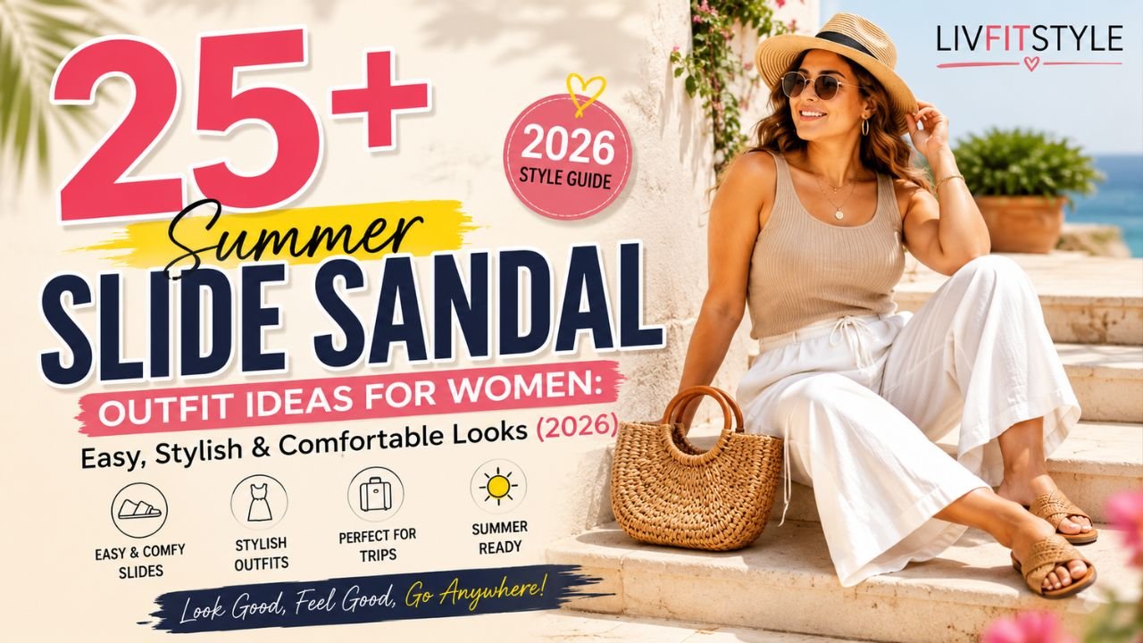 25+ Summer Slide Sandal Outfit Ideas for Women Easy, Stylish & Comfortable Looks