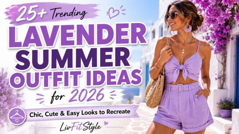 25+ Fresh Lavender Summer Outfit Ideas: From Casual Days to Chic Evening Looks