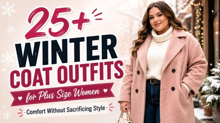 Winter Coat Outfits for Plus Size Women Who Want Comfort Without Sacrificing Style