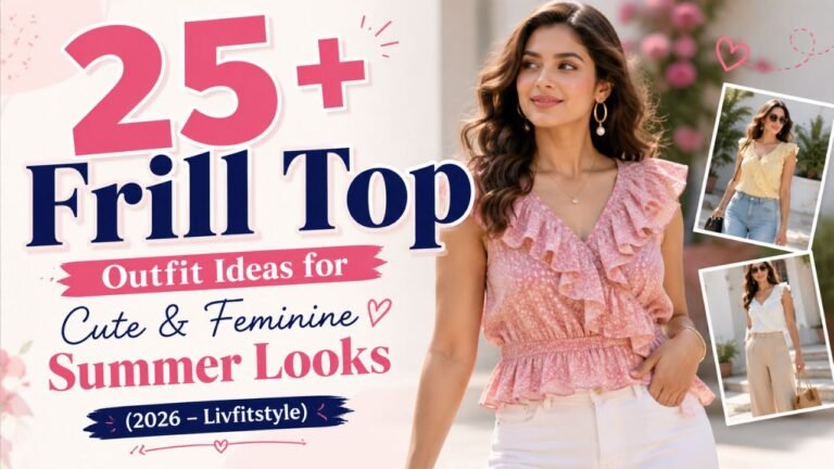 27+ Frill Top Outfit Ideas for Cute & Feminine Summer Looks (2026 – Livfitstyle)