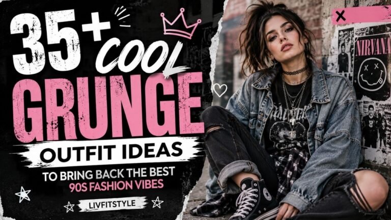 37+ Cool Grunge Outfit Ideas to Bring Back the Best 90s Fashion Vibes LivFitStyle