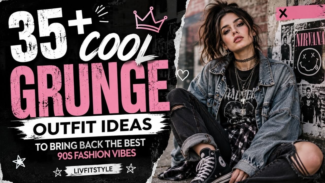 37+ Cool Grunge Outfit Ideas to Bring Back the Best 90s Fashion Vibes LivFitStyle