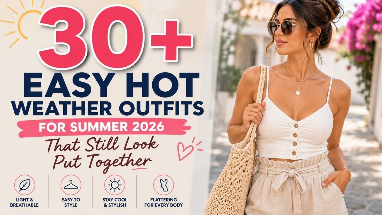 37+ Easy Hot Weather Outfits for Summer 2026 That Still Look Put Together