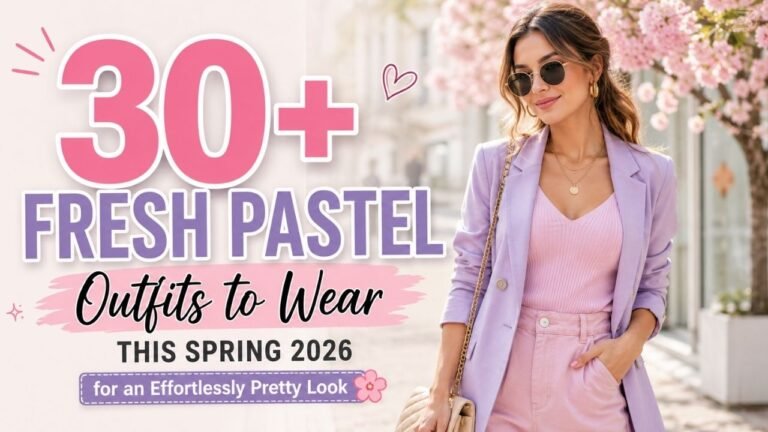 40 Fresh Pastel Outfits to Wear This Spring 2026 for an Effortlessly Pretty Look