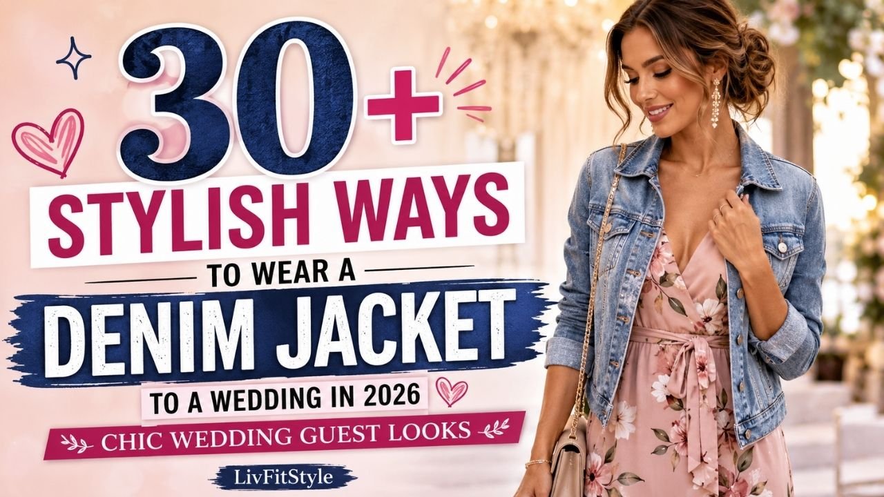 40 Stylish Ways to Wear a Denim Jacket to a Wedding in 2026 Chic Wedding Guest Looks – LivFitStyle
