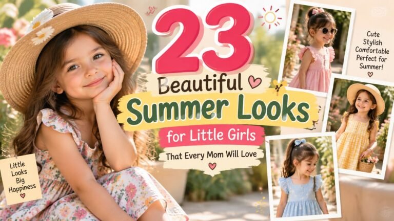 23 Beautiful Summer Looks for Little Girls That Every Mom Will Love