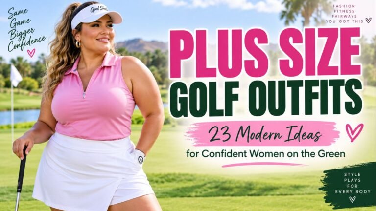 23 Modern Plus Size Golf Outfit Ideas for Confident Women on the Green