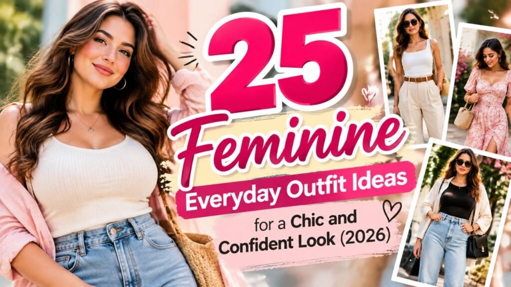 25 Feminine Everyday Outfit Ideas for a Chic and Confident Look (2026)