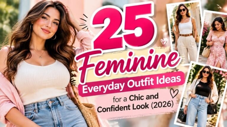 25 Feminine Everyday Outfit Ideas for a Chic and Confident Look (2026)