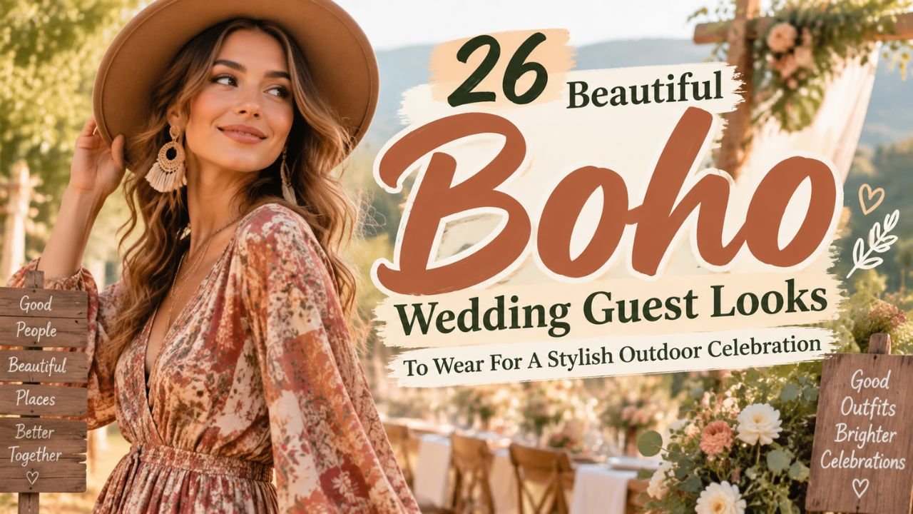 26 Beautiful Boho Wedding Guest Looks To Wear For A Stylish Outdoor Celebration