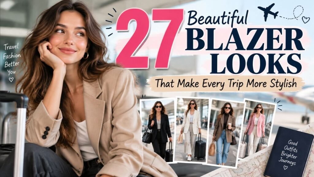 27 Beautiful Blazer Looks That Make Every Trip More Stylish